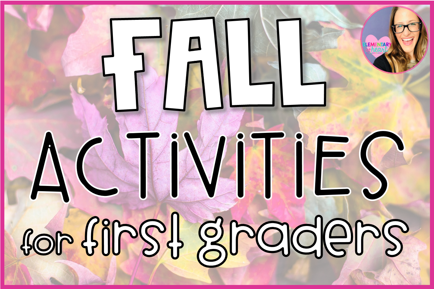 fall activities for first graders